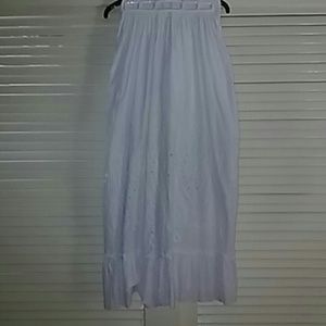 Cotton Tropical Casual Skirt, Size L-XL